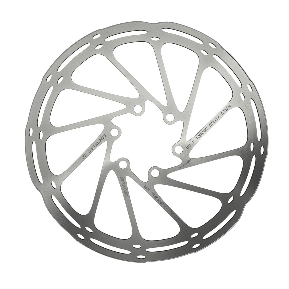 SRAM Rotor Centerline 140mm (Includes Steel Rotor Bolts) Rounded