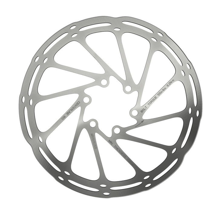 SRAM Rotor Centerline 160mm (Includes Steel Rotor Bolts) Rounded