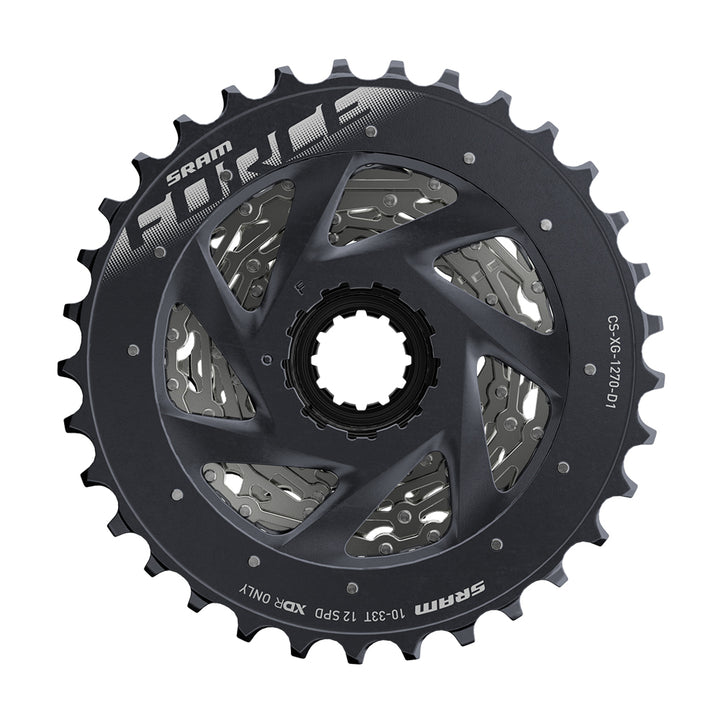 SRAM Cassette XG-1270 D1 10 / 30 Tooth, 12 Speed Silver