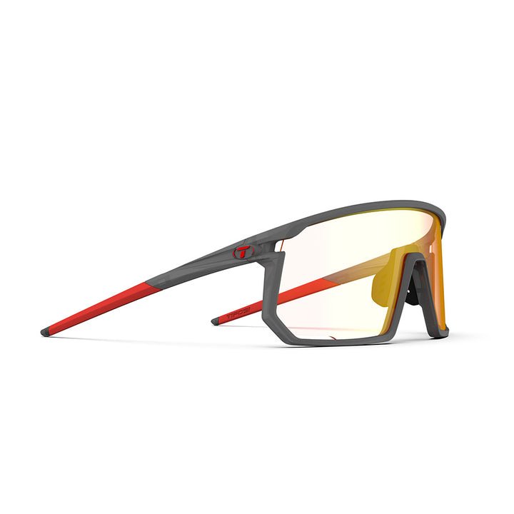 Tifosi Moab Satin Vapor, Clarion Red Fototec Lens