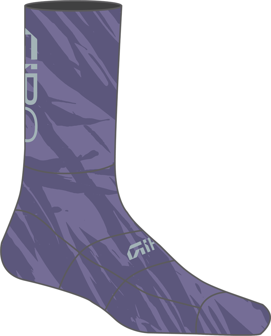 Giro Seasonal Merino Wool Socks - Trench Purple