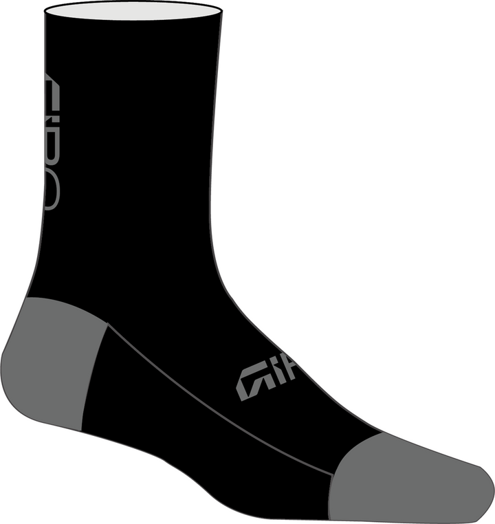 Giro Winter Merino Sock - Black/Grey
