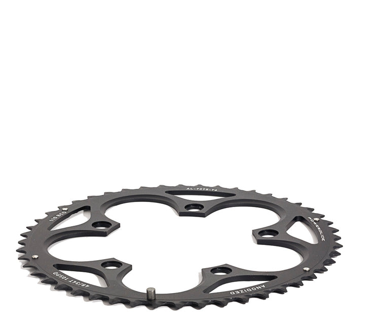SRAM Chain Ring Road 48 / 34 Tooth 110 V2 Aluminium 4mm Black GXP Long Pin