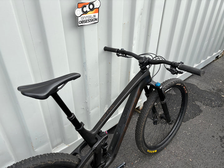 Trek Top Fuel 9.7 - Matte Raw Carbon  (Ex Staff Bike)