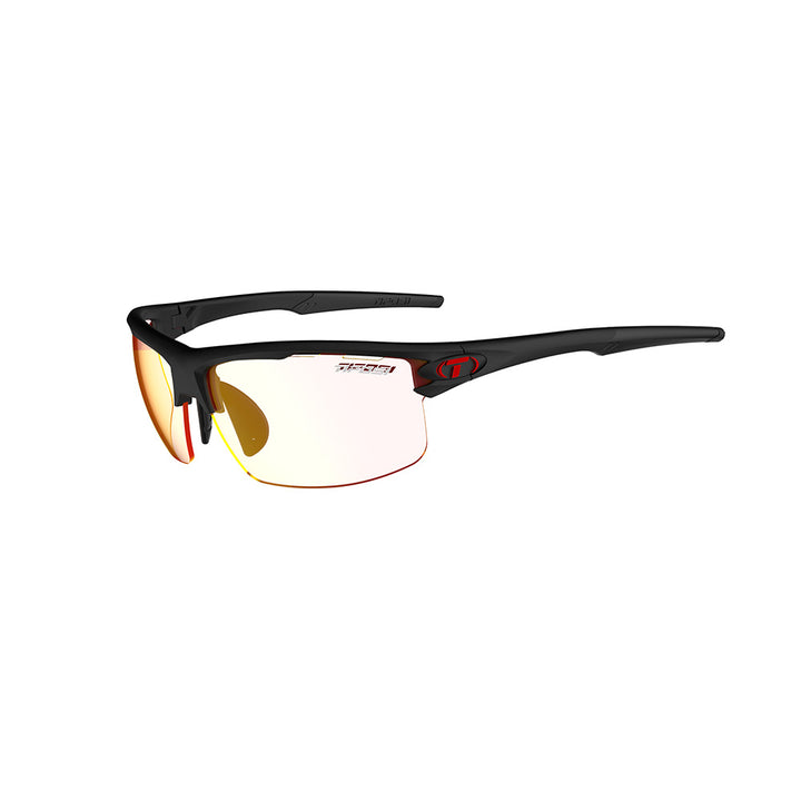 Tifosi Rivet Matte Black, Clarion Red Fototec Lens
