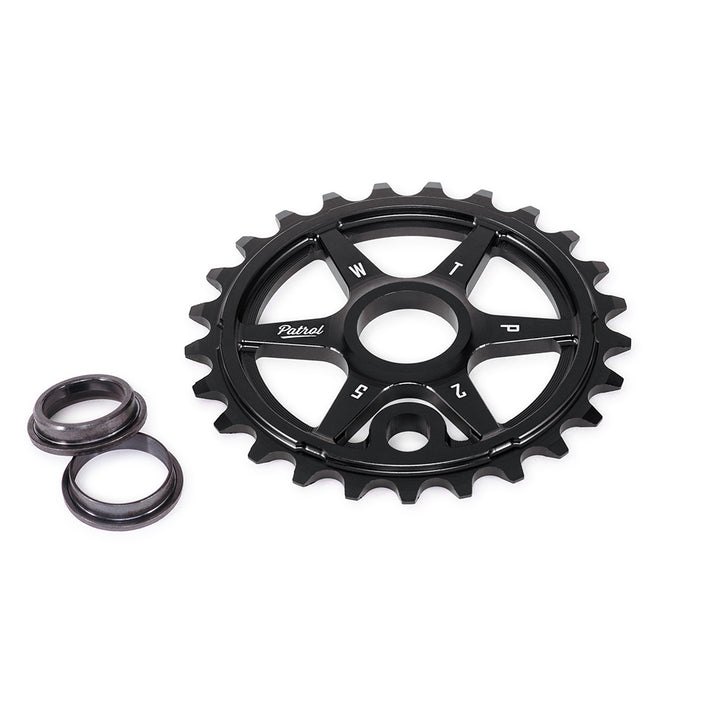 WTP Patrol 25T Sprocket Black